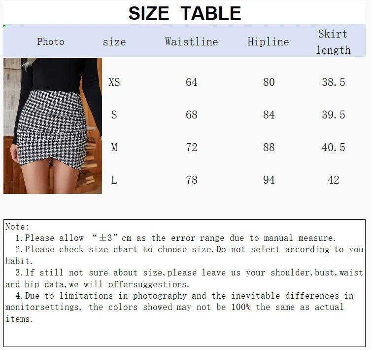 Kariertes Minirock Damen – Figurbetonter A-Linien-Rock im modernen Slim-Fit Look | Sommer & Streetwear Style